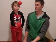 Father-Son Duo Practice Partner Juggling