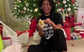 Girl Pulls a Wild Christmas Prank on Brother