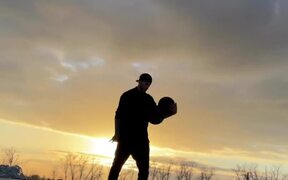 Person Shows Incredible Tricks With Basketballs