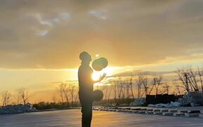 Person Shows Incredible Tricks With Basketballs - Sports - VIDEOTIME.COM