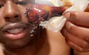 Man Burns His Tongue While Tasting Chicken Wings