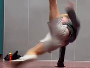 Guy Demonstrates Incredible B-boying Moves