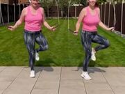 Record-Holder Sisters Perform Spectacular Footwork