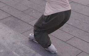 Man Performs 360 Degree Spin