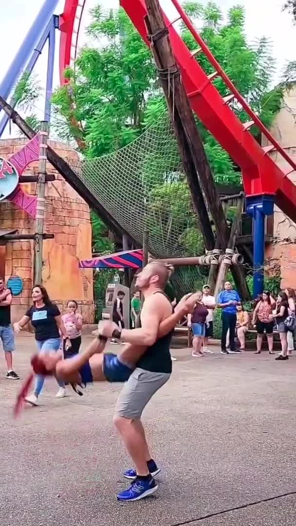 Acrobatic Duo Shows Off Incredible Tricks