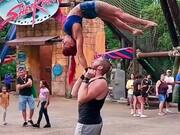 Acrobatic Duo Shows Off Incredible Tricks