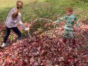 Kids Take Advantage of Fall Season