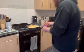 Funny Pancake Flip Fail