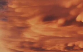 Sky Turns Orange During Sunset - Fun - VIDEOTIME.COM
