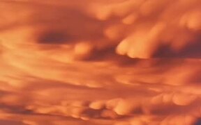 Sky Turns Orange During Sunset - Fun - VIDEOTIME.COM