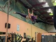 Couple Falls Together While Practicing AerialTrick