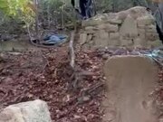 Guy Falls Miserably While Attempting Jump Trick