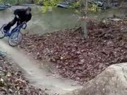 Guy Falls Miserably While Attempting Jump Trick