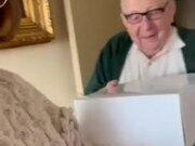 Woman Surprises 95-Year-Old Neighbor With A Cake