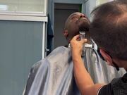 Woman Gets Homeless Man Haircut