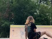 Skateboarder Gets Folded