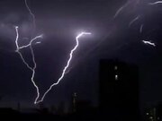 People Witness Spectacularly Massive Lightning