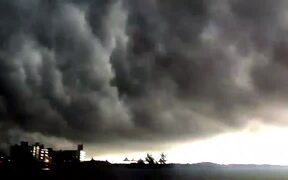 Intense Black Clouds Cover Sky - Fun - VIDEOTIME.COM