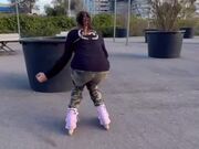 Person Showcases Their Incredible Skating Skills