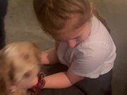 Kid's Heartfelt Reaction on Receiving New Puppy