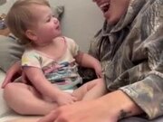 Baby Says "I Love You" to Her Dad For First Time