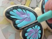 Person Bakes and Decorates Cookies