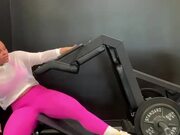 Gym Equipments Malfunctions and Comes Down on Girl