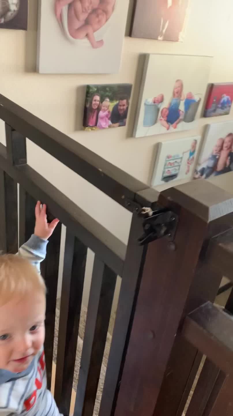 Twin Boys Head Downstairs To Meet Their Brother