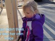  Little Girl Gets Upset Upon Hearing Her Voice