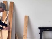 Girl Displays Her Skills by Refurbishing Furniture