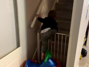 Toddler Outsmarts Parents and Child Safety Gate