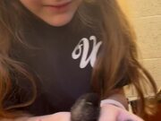 Girl Reacts Wholesomely to Holding Chicks