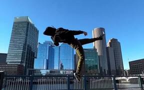 Guy Does 360° Flip Trick in Slow Motion - Fun - VIDEOTIME.COM