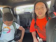 Excited Kids Want to Fly Out of Their Car Seats