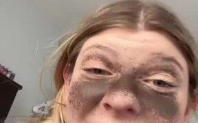 Girl's Attempt to Get Freckles Goes Funny Wrong