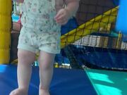 Adorable Toddler Runs Face-First Into a Mirror