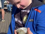 Boy Sends Oyster Flying Out Of His Mouth