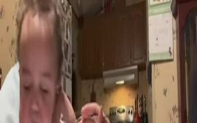 Man Uses Hilarious Technique to Make Kid Eat Food