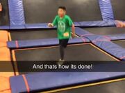 Kid Shows Impressive Dodge Ball Skills
