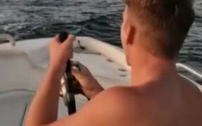 Fisherman in Utter Shock After Rod Snaps