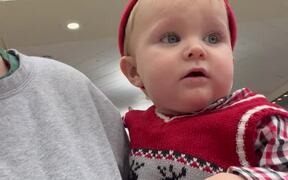 Precious Baby Boy's First-Ever Meeting With Santa