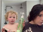 Mother Does the Viral 'Can You Hold' Challenge