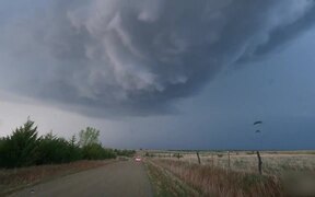 Person Captures Footage of Tornado Formation