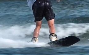 Man Does Flips While Wakeboarding