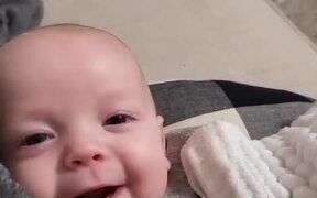 Baby Ends up Vomiting as Dad Tries toPlay With Him