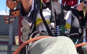 Woman Enjoys Bungee Swing Ride - Fun - Videotime.com