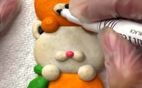 Person Prepares Cute Animal Shaped Macarons