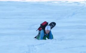 Kid Hilariously Face Plants