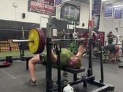 Barbell Falls on A Face While Doing Bench Press
