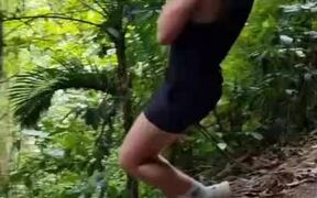 Man Crashes Into Tree and Falls off Rope Swing